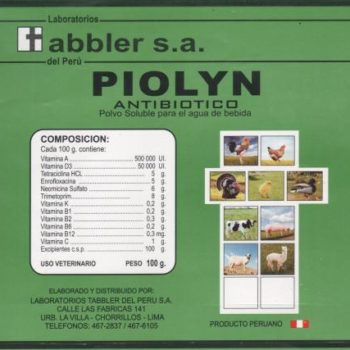 Piolyn 10 gramos, 20 gramos y 100 gramos