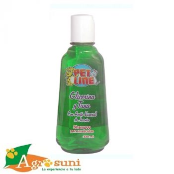 Shampoo Pet Line "Glicerina y tuna" x 330ml