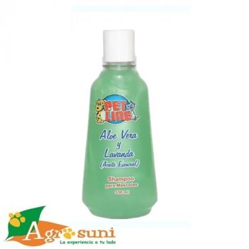 Shampoo Pet Line "Aloe vera y lavanda" x 330ml