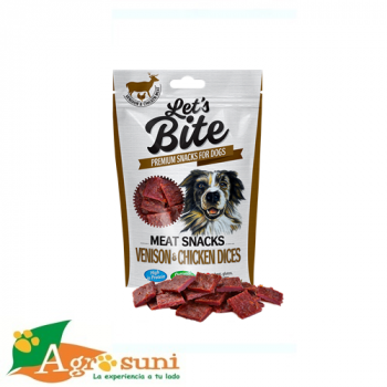 Brit Let’s Bite Meat Snacks - Venison & Chicken x 80gr