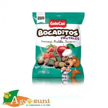 Golocan Bocaditos Frutales (manzana, frutilla, durazno)